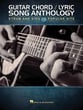 Guitar Chord/Lyric Song Anthology Guitar and Fretted sheet music cover